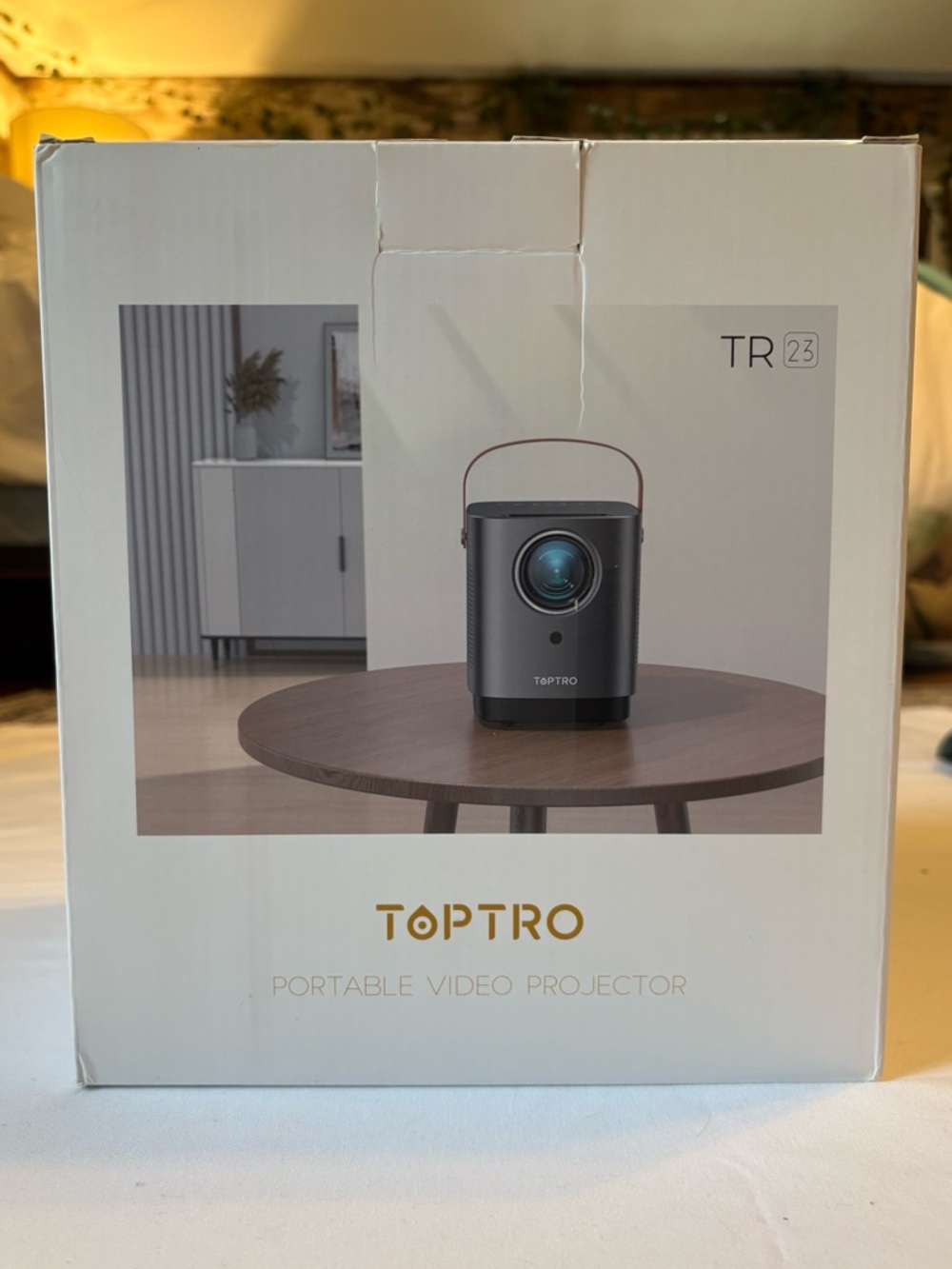 TOPTRO TR23 Portable Video Projector - Gray